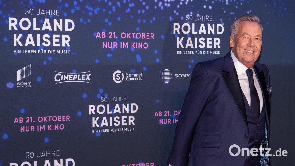 Schlagerstar Roland Kaiser hat seinen Kinofilm präsentiert. Bild: Guido Kirchner/dpa