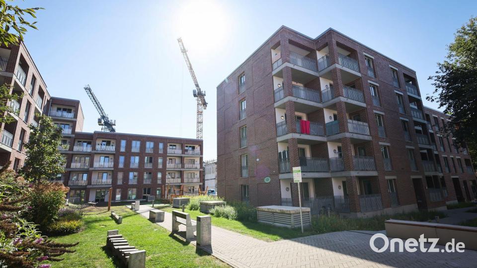 Neubau von Wohnungen in Hamburg: Jetzt soll mehr Tempo in den Bau. (Archivfoto) Bild: Christian Charisius/dpa