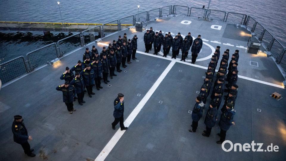 Auch die Abwehr feindlicher Drohnen üben die Soldaten. Bild: Philip Dulian/dpa