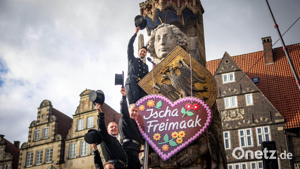 „Ischa Freimaak“! In Bremen ist wieder Freimarkt. Bild: Sina Schuldt/dpa
