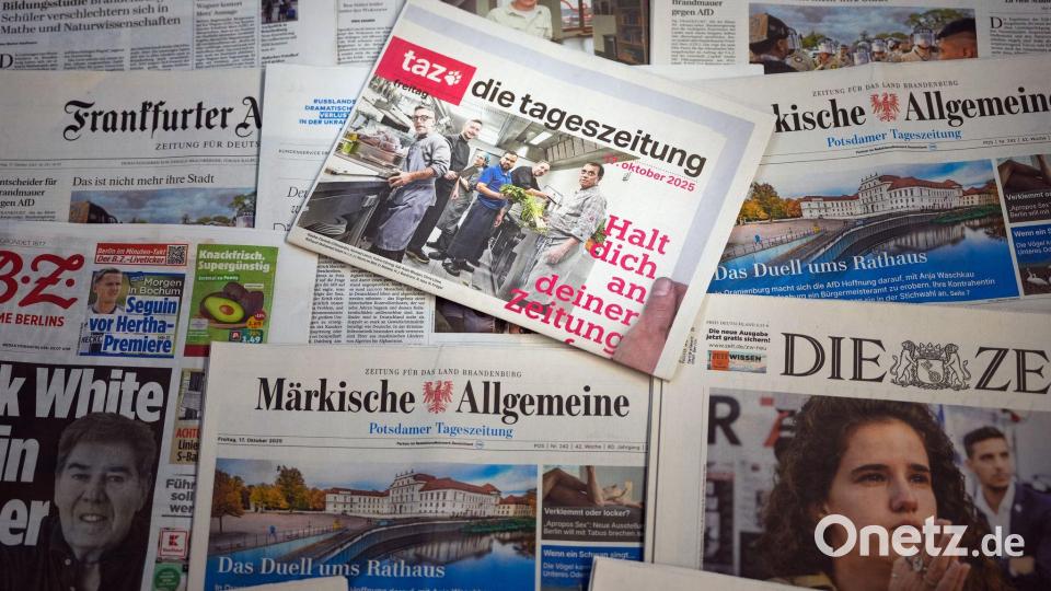 Die letzte Print-Ausgabe: Bild: Soeren Stache/dpa