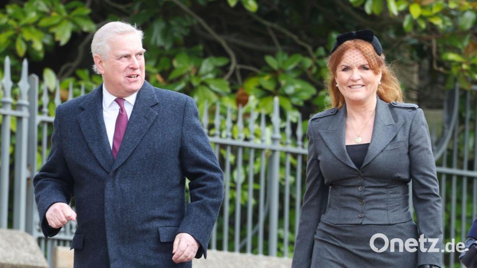 Prinz Andrew und seine Ex-Frau Sarah. (Archivbild) Bild: Chris Jackson/PA Wire/dpa