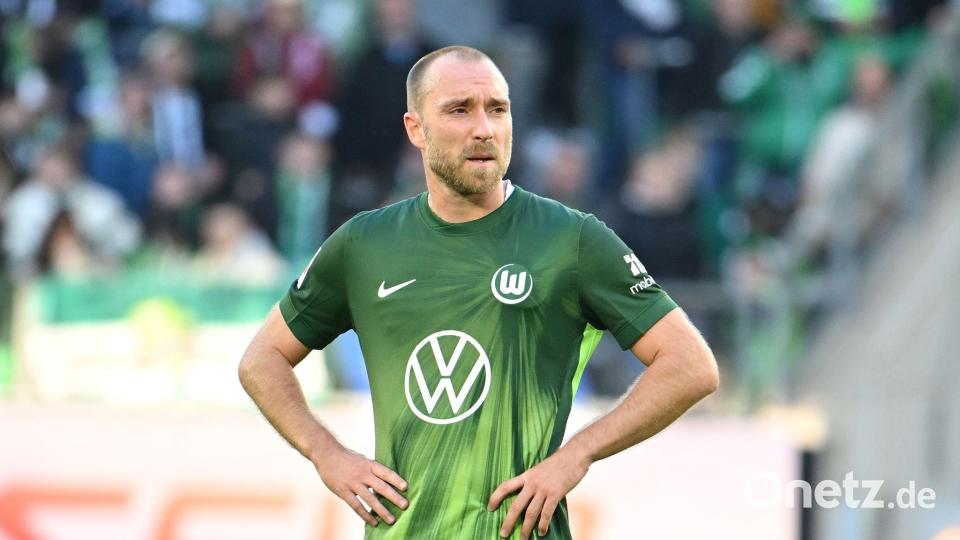 Konnte keine Impulse setzen: Wolfsburgs Christian Eriksen Bild: Swen Pförtner/dpa