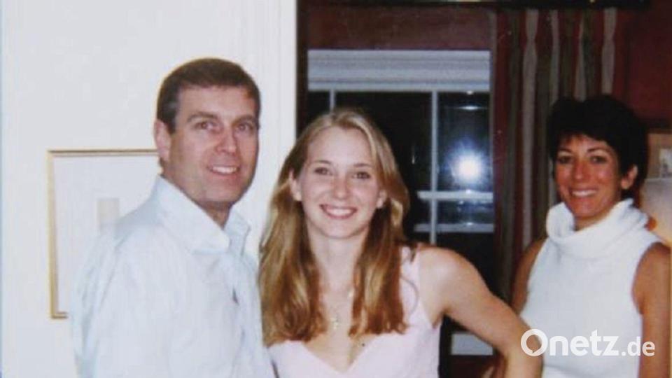 Dieses Foto zeigt Andrew mit Giuffre. (Archivbild) Bild: Us Department Of Justice/PA Media/dpa