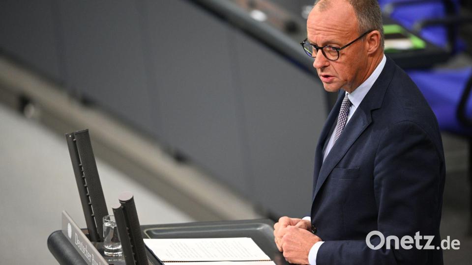 Fordert eine „European Stock Exchange“: Kanzler Friedrich Merz Bild: Niklas Graeber/dpa