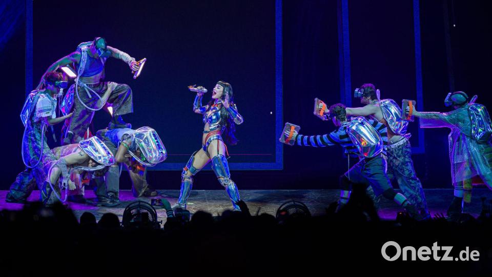 Die Welttournee „The Lifetimes Tour“ begleitet Perrys aktuelles und siebtes Studioalbum „143“, das schon im September 2024 erschien. Bild: Moritz Frankenberg/dpa