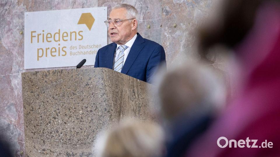 Karl Schlögel: „Neue Weltunordnung“. Bild: Hannes P. Albert/dpa pool/dpa