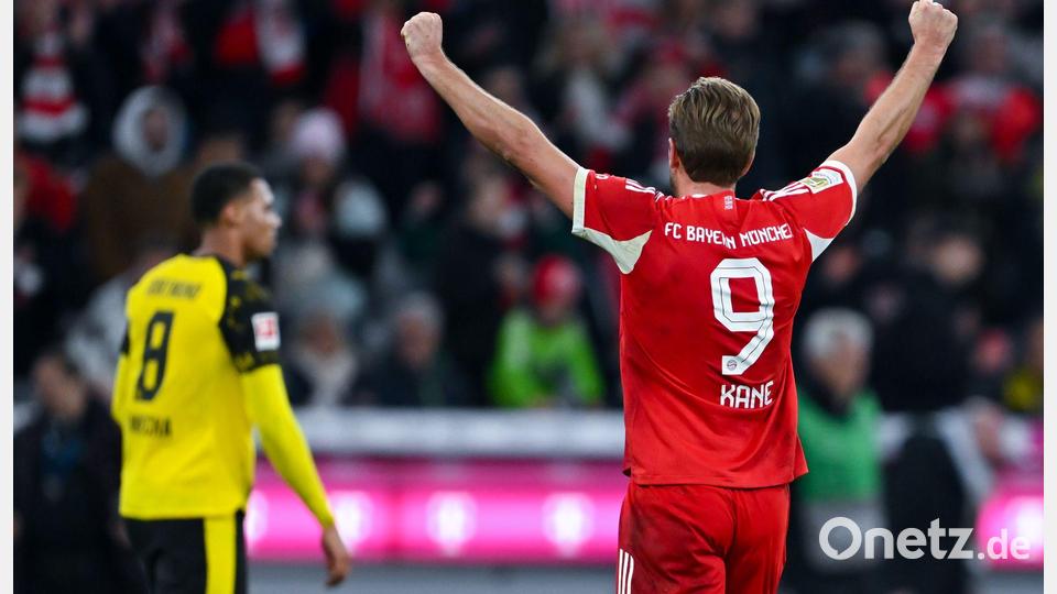 Immer wieder Jubel für Harry Kane und den FC Bayern. Bild: Sven Hoppe/dpa
