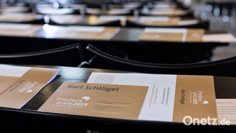 Mit dem Festakt endet die Frankfurter Buchmesse. Bild: Hannes P. Albert/dpa pool/dpa