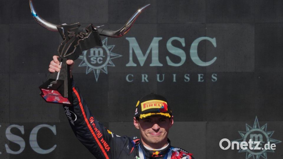 Max Verstappen holt im Titelkampf immer mehr auf. Bild: Nick Didlick/AP/dpa