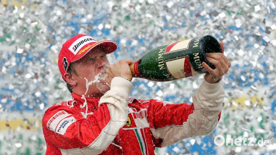 Noch immer ist Kimi Räikkönen der letzte Fahrer-Weltmeister von Ferrari. Bild: Gero Breloer/dpa