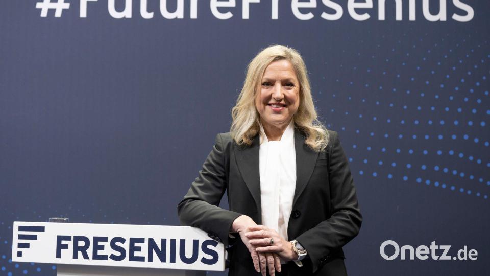 Helen Giza, Chefin von Fresenius Medical Care, zählt zu den wenigen weiblichen CEOs (Archivbild) Bild: Boris Roessler/dpa