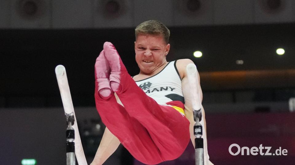 Für Gabriel Eichhorn reichte es nicht fürs Finale. Bild: Dita Alangkara/AP/dpa