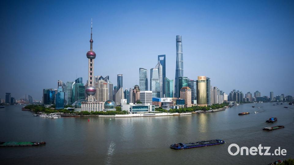 Blick auf Shanghai Bild: Michael Kappeler/dpa