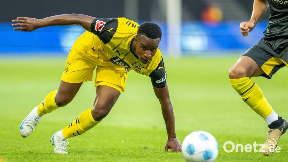 Ins Straucheln geraten: Youssoufa Moukoko will seine Karriere wieder in Schwung bringen. Bild: David Inderlied/dpa