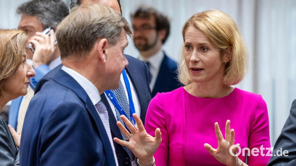 EU-Chefdiplomatin Kallas will den Druck auf Moskau erhöhen. (Archivbild) Bild: Geert Vanden Wijngaert/AP/dpa