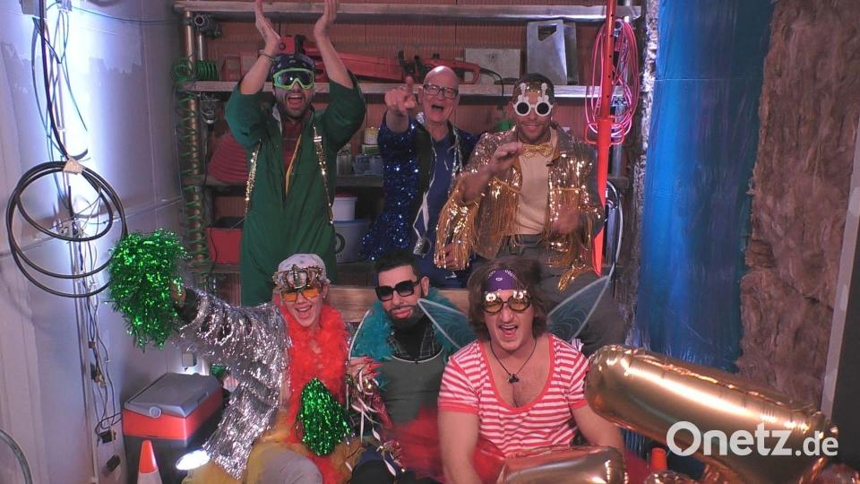 Sechs Promis standen im Finale der 13. Staffel „Promi Big Brother“. (Foto Handout) Bild: Joyn/dpa