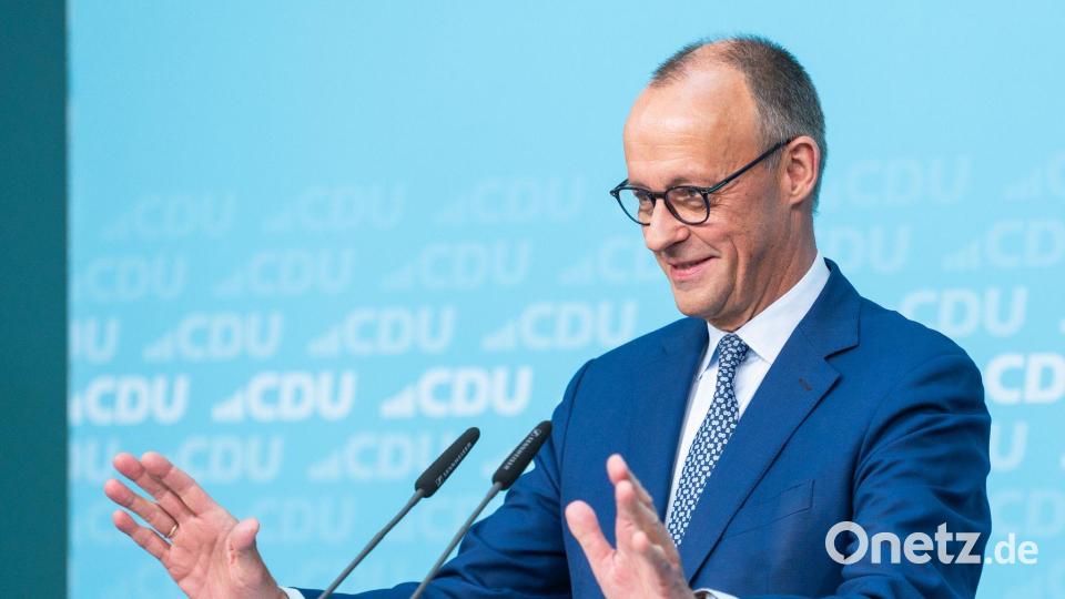 Merz will von dem Begriff Brandmauer nichts mehr wissen. Bild: Christophe Gateau/dpa