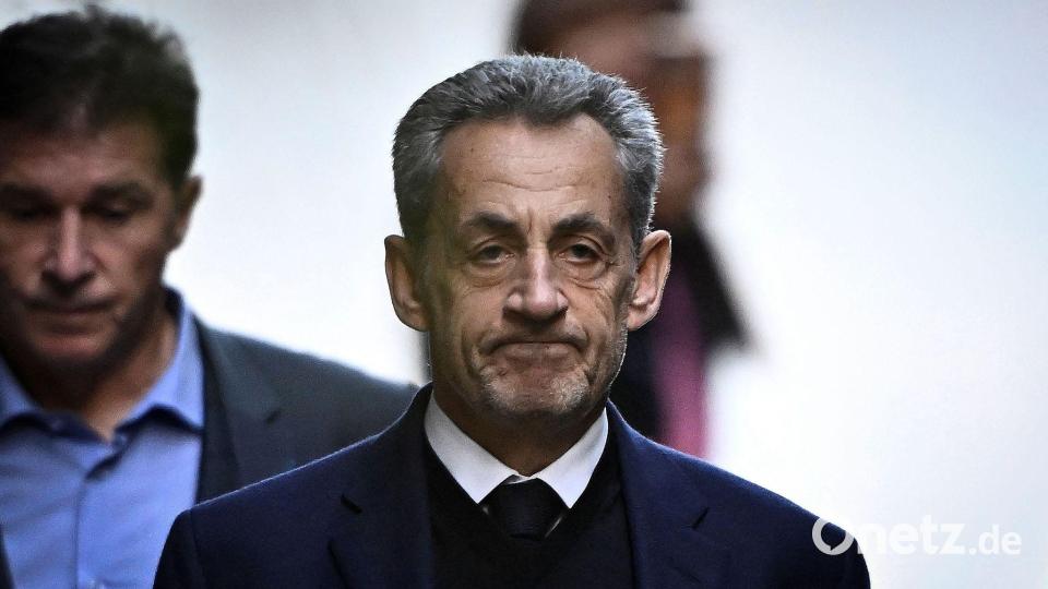 Ex-Präsident Sarkozy hat seine Haft angetreten. Bild: Julien De Rosa/AFP/dpa