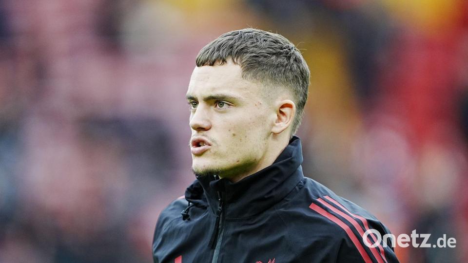 Florian Wirtz hat weiter Schwierigkeiten beim FC Liverpool. Bild: Peter Byrne/PA Wire/dpa