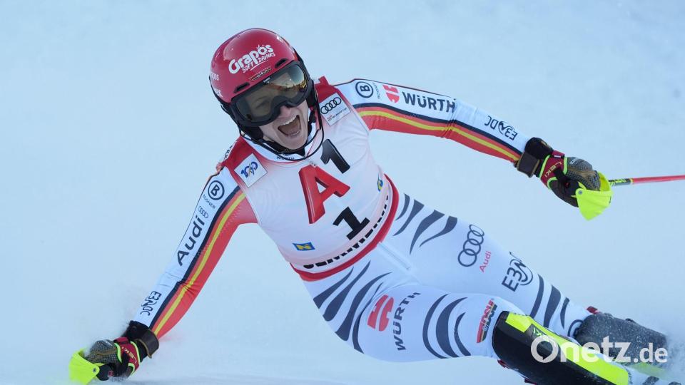 Lena Dürr fährt seit Jahren beständig auf Slalom-Podien: Gelingt ihr in diesem Winter die Olympia-Revanche? (Archivfoto) Bild: Giovanni Auletta/AP/dpa