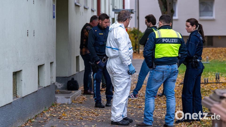 In Landshut waren zahlreiche Einsatzkräfte und Spezialisten der Polizei vor Ort. Bild: Armin Weigel/dpa