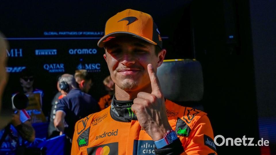 Kann Lando Norris alle Selbstzweifel abschütteln? Bild: Denes Erdos/AP POOL/AP/dpa