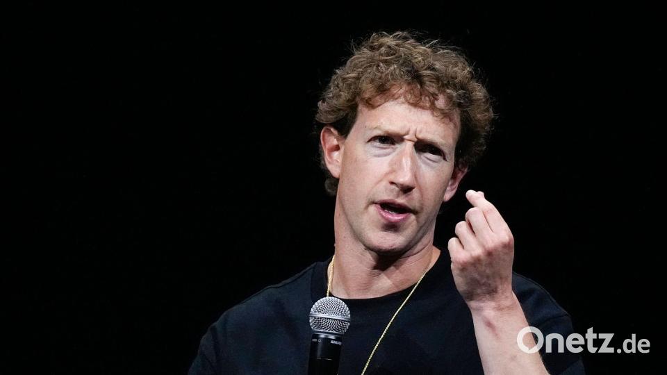 Meta-Chef Mark Zuckerberg hatte in Bezug auf die EU-Regeln von „institutionalisierter Zensur“ gesprochen. (Archivbild) Bild: David Zalubowski/AP/dpa