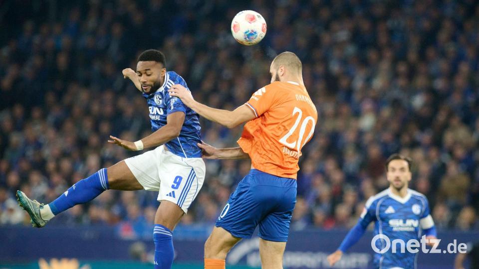 Sylla erzielte das 1:0 für Schalke. Bild: Bernd Thissen/dpa