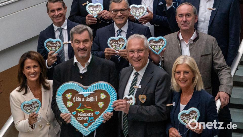 Die Staatsregierung unterstützt die Bewerbung der Stadt München. (Archivbild) Bild: Leonie Asendorpf/dpa