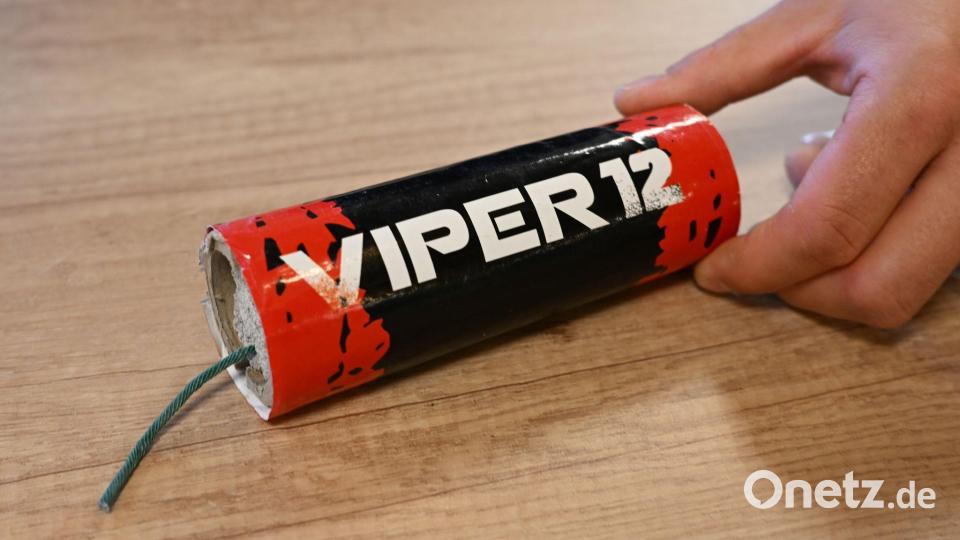 Auch solche Knallkörper setzen kriminelle Banden ein. Bild: Arne Dedert/dpa