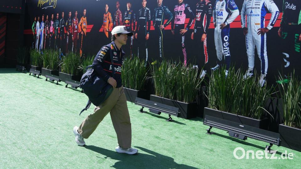 Yuki Tsunoda: Muss er bei Red Bull wieder gehen? Bild: Fernando Llano/AP/dpa