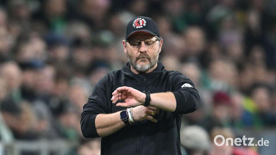 Steffen Baumgart und Union Berlin taten sich in Bremen sehr schwer. Bild: Carmen Jaspersen/dpa