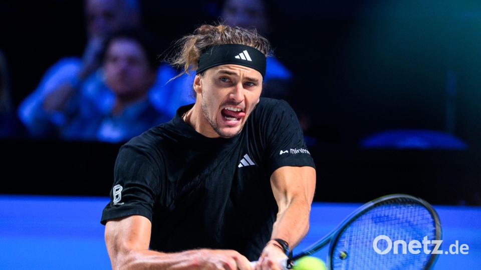 Alexander Zverev steht beim Tennis-Turnier in Wien im Finale. Bild: Max Slovencik/APA/dpa