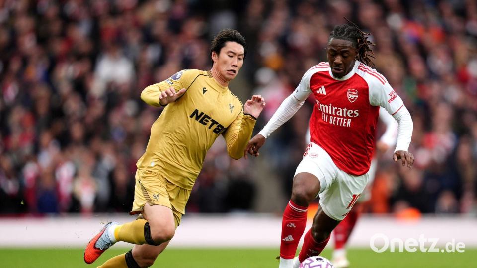 Der frühere Crystal-Palace-Profi Eberechi Eze (r.) erzielte das Siegtor für Arsenal. Bild: John Walton/PA Wire/dpa