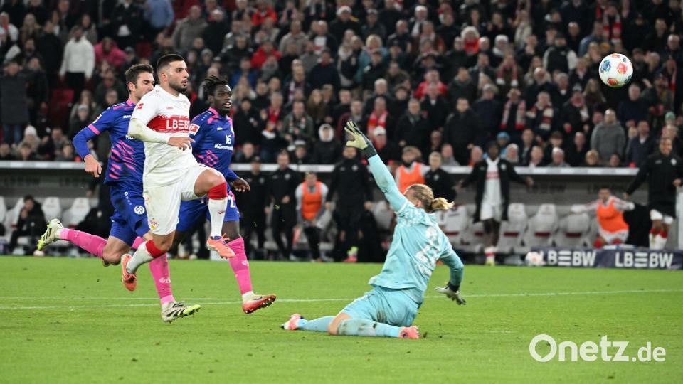 Robin Zentner konnte die Niederlage nicht verhindern. Bild: Marijan Murat/dpa