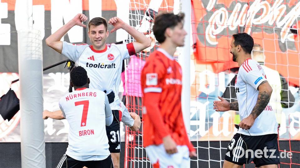 Robin Knoche rettete dem 1. FC Nürnberg einen späten Punkt. Bild: Uwe Anspach/dpa