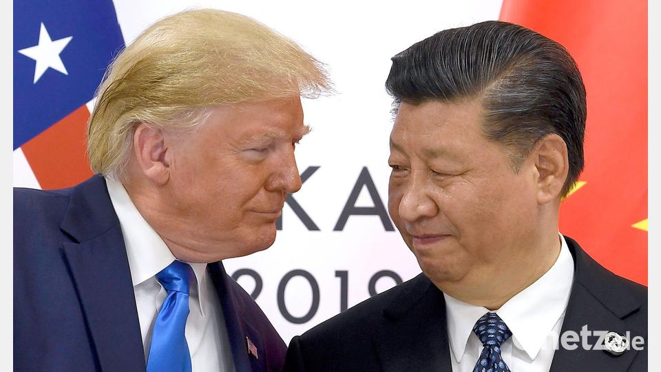 Mit Spannung wird das Treffen zwischen US-Präsident Donald Trump und Chinas Präsident Xi Jinping am Donnerstag erwartet. (Archivbild) Bild: Susan Walsh/AP/dpa