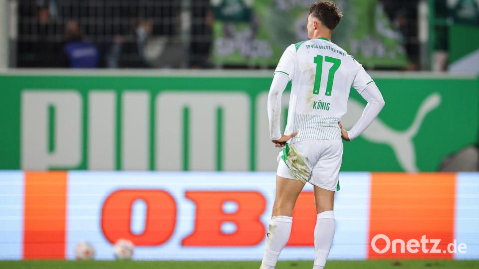 Bei der SpVgg Greuther Fürth ist die Enttäuschung groß. Bild: Daniel Karmann/dpa