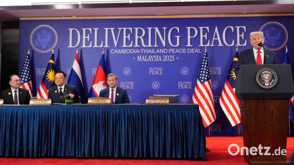 Der US-Präsident hatte politischen Druck auf die Konlfiktparteien ausgeübt. Bild: Mark Schiefelbein/AP/dpa