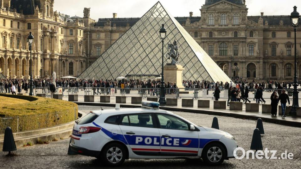 Die Ermittler melden nach dem Raubüberfall auf den Louvre einen Fahndungserfolg. Bild: Thomas Padilla/AP/dpa