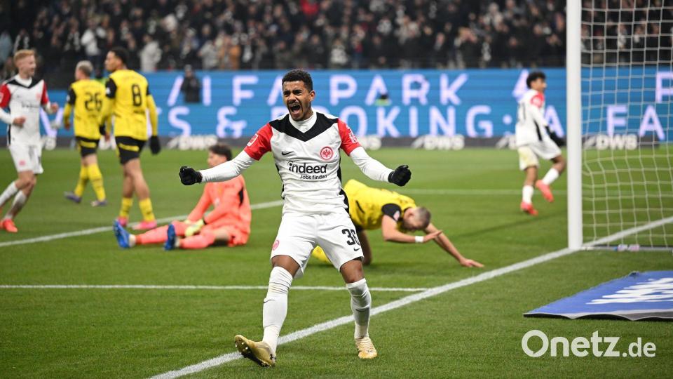 Beim vorerst letzten Duell jubelte Eintracht Frankfurt. (Archivbild) Bild: Arne Dedert/dpa