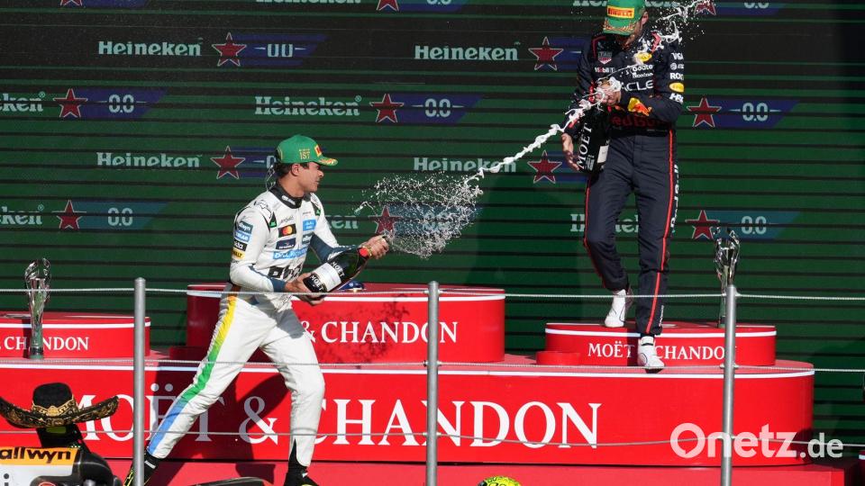 Kann Max Verstappen (r.) den Rückstand im WM-Kampf noch aufholen? Bild: Eduardo Verdugo/AP/dpa