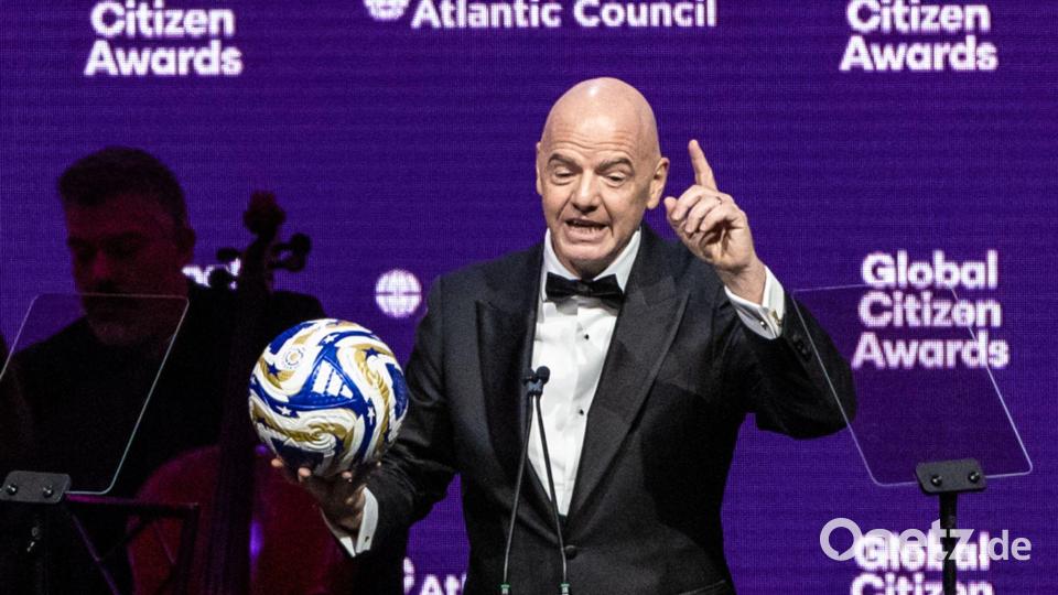 Schon über 1 Million Tickets weg: FIFA-Präsident Gianni Infantino spricht von „Meilenstein“. (Archivbild) Bild: Stefan Jeremiah/FR171756 AP/dpa