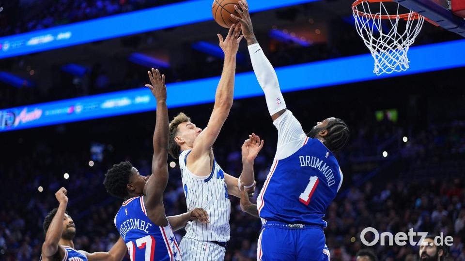 Franz Wagner (M.) kam auf 22 Punkte. Bild: Matt Slocum/AP/dpa