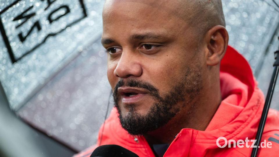 Bayern-Trainer Vincent Kompany hofft auf einen weiteren Münchner Sieg. Bild: Marius Becker/dpa