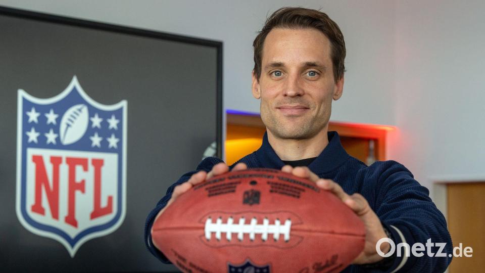 Deutschlands NFL-Chef Alexander Steinforth freut sich über die große Nachfrage. Bild: Soeren Stache/dpa