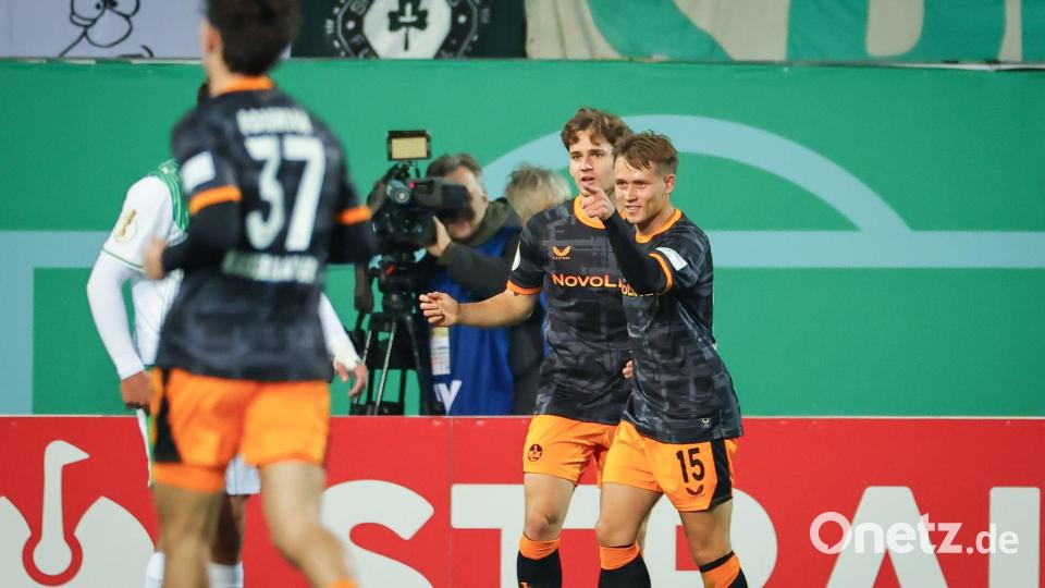 Die Gäste gingen früh in Führung. Bild: Daniel Karmann/dpa