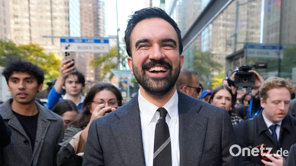 Mamdani verspricht unter anderem eine Mietpreisbremse und Gratis-Kinderbetreuung. (Archivfoto) Bild: Seth Wenig/AP/dpa