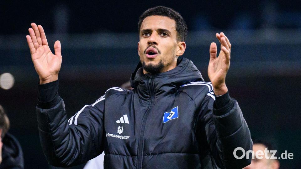 Matchwinner in Heidenheim: Hamburgs Joker Robert Glatzel. Bild: Tom Weller/dpa